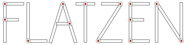 Flatzen hinge for furniture designers